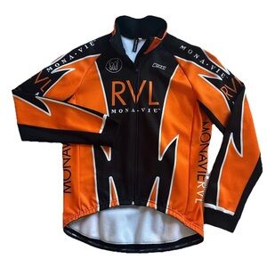DNA Cycling Men’s Jacket L-Italy Long Sleeve Wind Off Insulated Full Zip Jersey